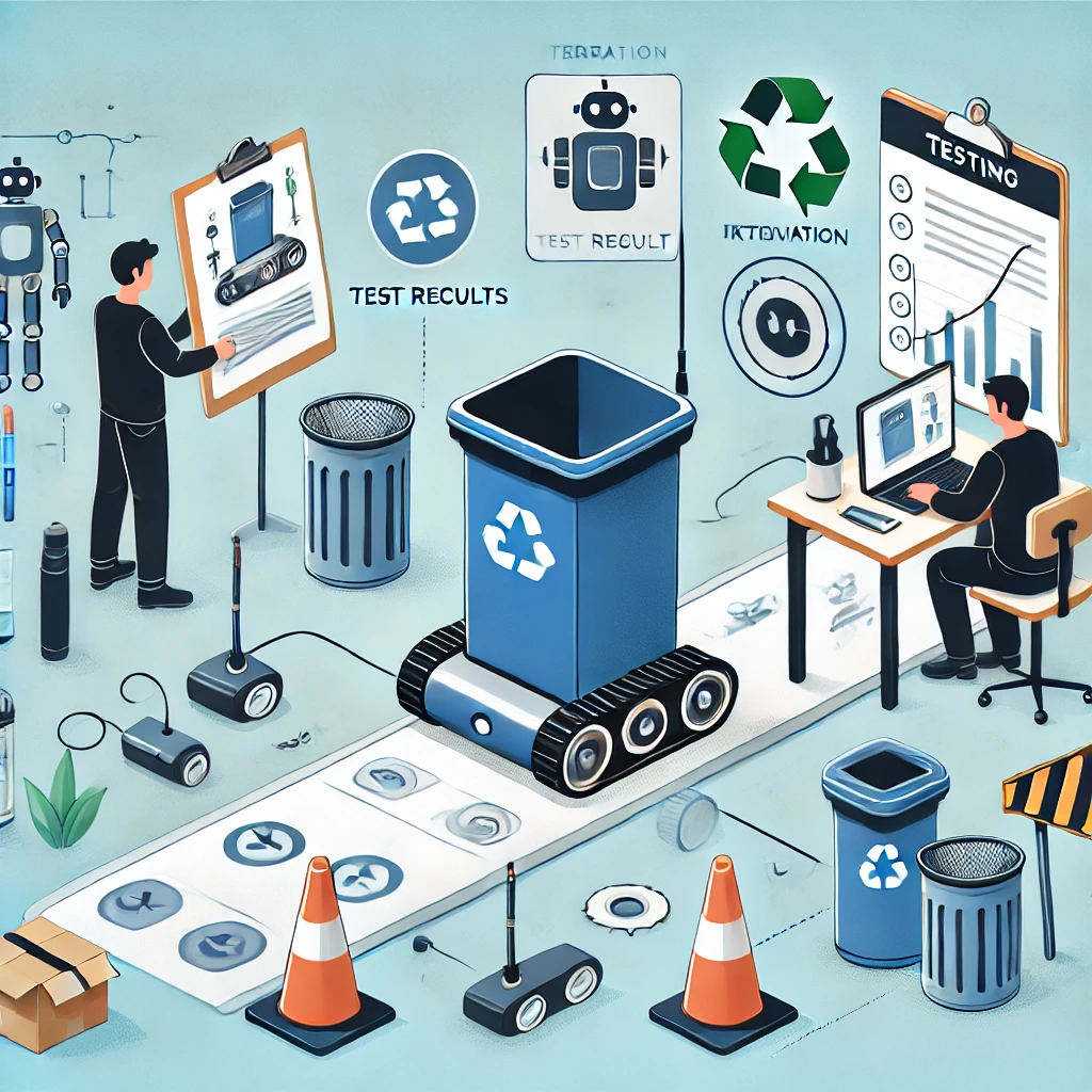 Testing and iteration illustration