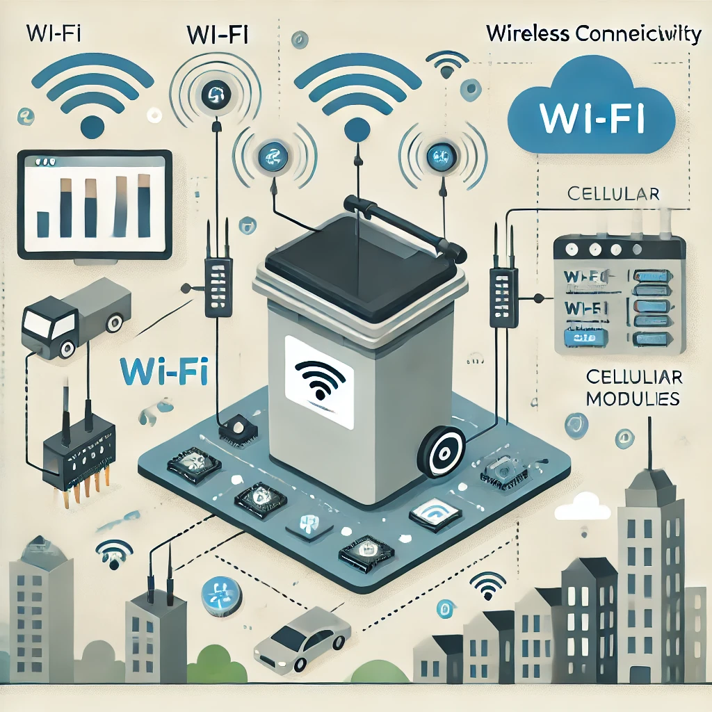 Communication and data management illustration