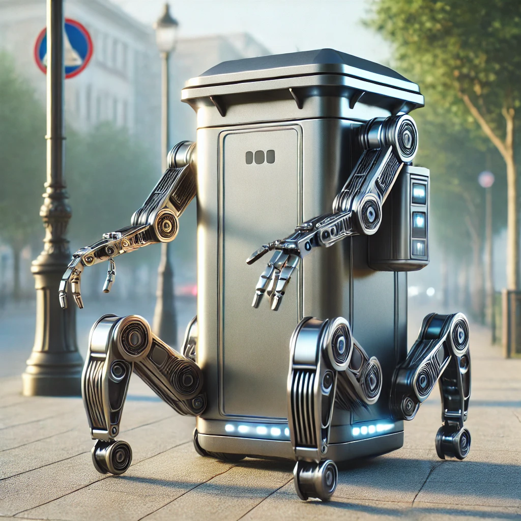 Automated smart bin
